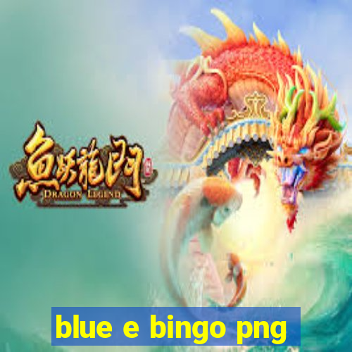 blue e bingo png